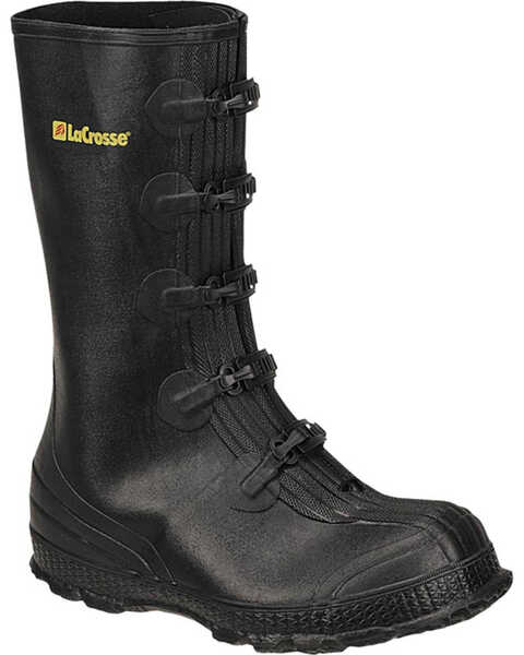 Image #1 - LaCrosse Men's Z-Series Overshoe Rubber Boots - Round Toe , Black, hi-res