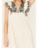 Image #3 - Revel Women's Embroidered V Neck Midi Dress, Natural, hi-res