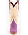Image #4 - Ferrini Women's Candy Western Boots - Snip Toe, Purple, hi-res