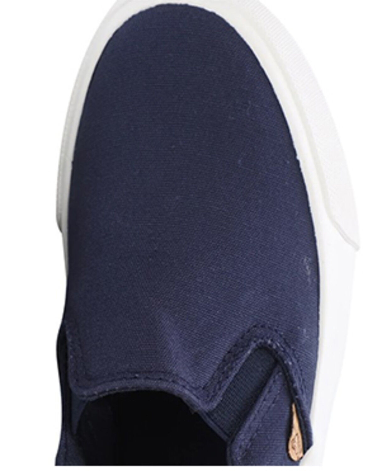 Image #6 - Lamo Footwear Boys' Piper Slip-On Casual Shoes - Round Toe, Navy, hi-res