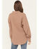 Image #4 - Cleo + Wolf Women's Oversized Long Sleeve Button-Down Gauze Western Shirt, Taupe, hi-res