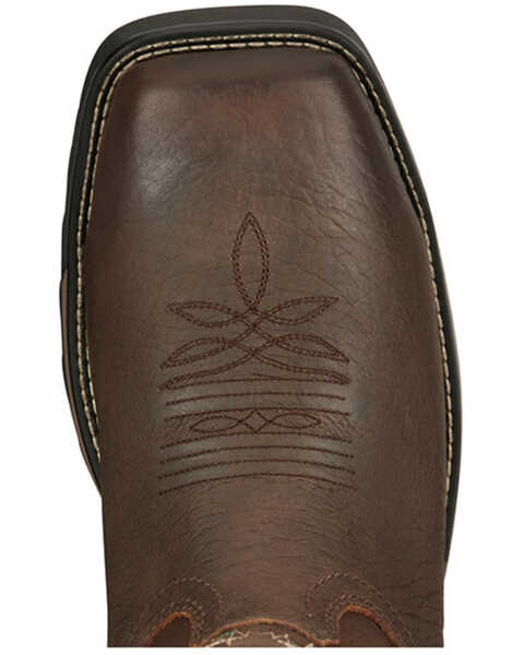 Image #6 - Tony Lama Men's Anchor Water Buffalo Pull On Western Work Boots - Composite Toe , Brown, hi-res