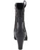 Image #7 - Milwaukee Leather Women's Studded Overlay Western Boots - Round Toe, Black, hi-res
