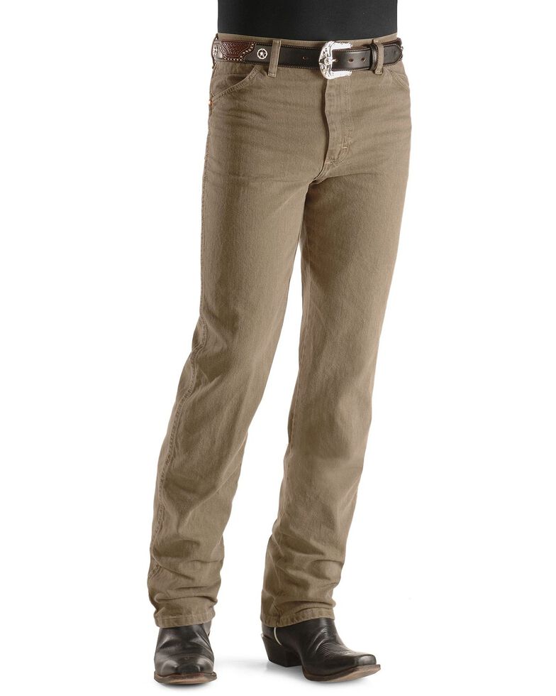 Wrangler Men's 936 High-Rise Prewashed Cowboy Cut Slim Straight Jeans, Trail Dust, hi-res