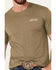 Image #3 - Ariat Men's Vertical Flag Short Sleeve Graphic T-Shirt, Olive, hi-res