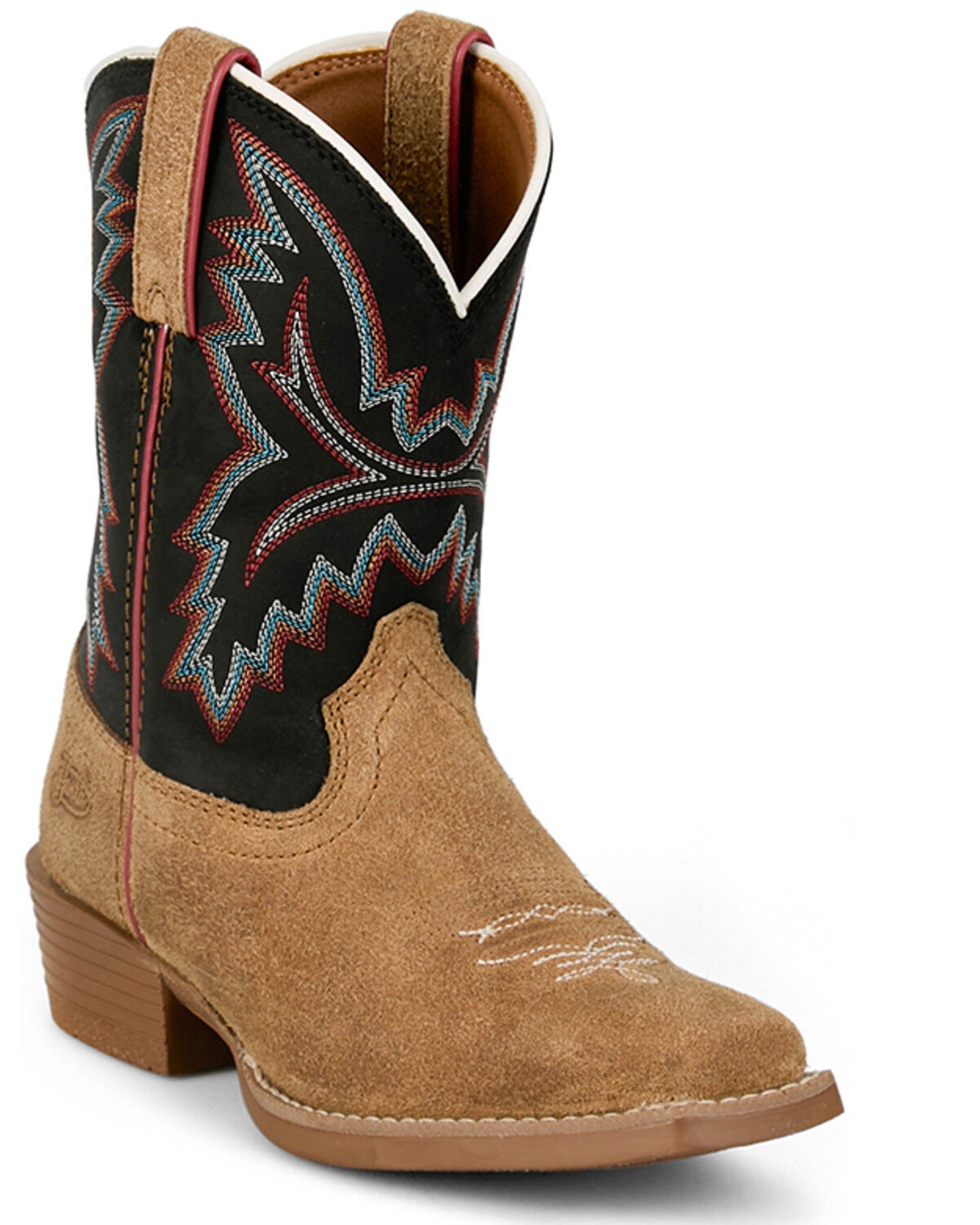 Image #1 - Justin Boys' Freckles Western Boots - Square Toe, Tan, hi-res