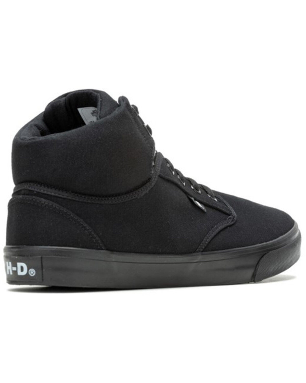 Image #2 - Harley Davidson Men's Wrenford Casual Motorcycle Sneakers, Black, hi-res