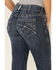 Image #4 - Ariat Women's Gianna Straight Leg Jeans, Blue, hi-res