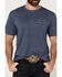 Image #3 - Cody James Men's Lucky Horseshoe Short Sleeve Graphic T-Shirt, Navy, hi-res