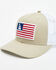 Image #1 - Ariat Men's Oil Rig Flag Patch Ball Cap, Tan, hi-res
