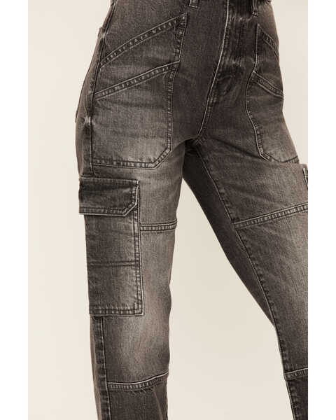 Image #2 - Daze Denim Women's Straight Leg Jeans, Black, hi-res
