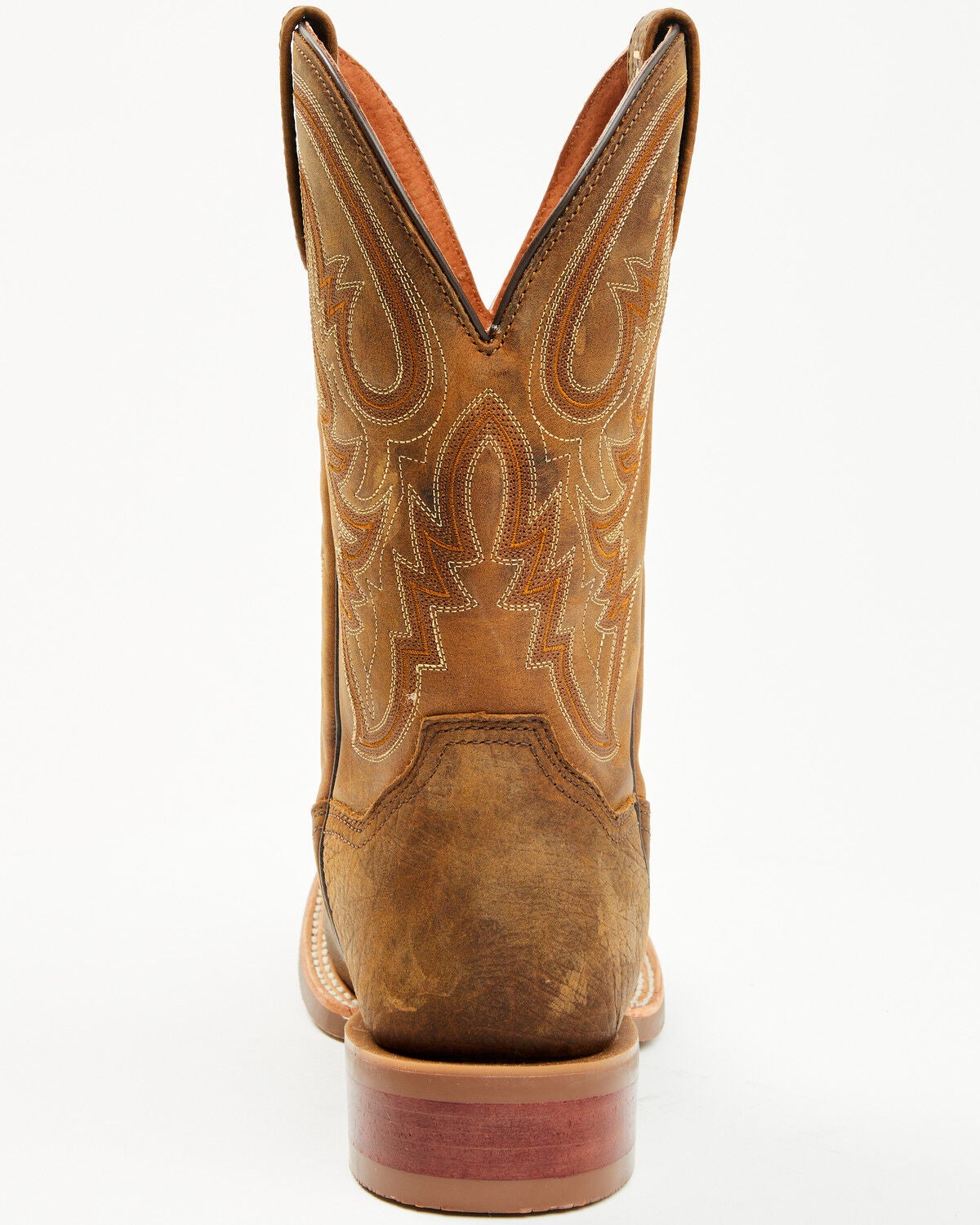 Image #5 - Dan Post Men's Brigston Performance Western Boots - Broad Square Toe, Chocolate, hi-res
