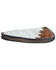 Myra Bag Brown & White Hair-on Leather Gun Cover, Brown, hi-res
