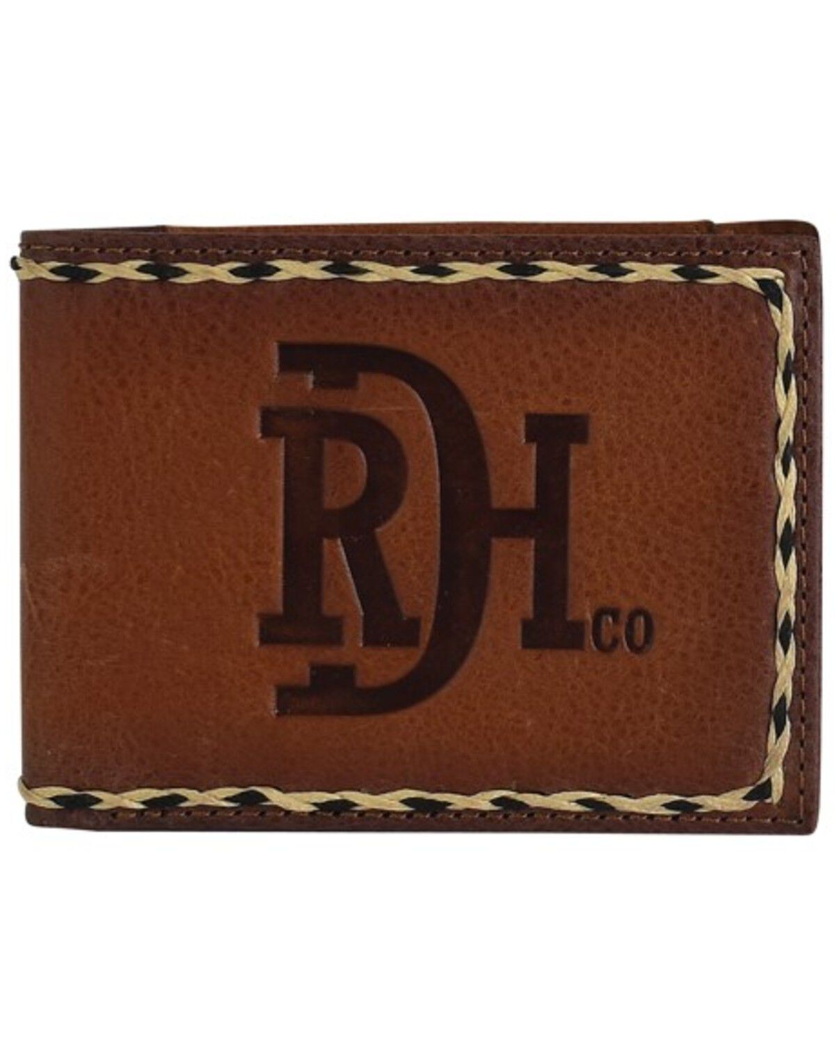 Image #1 - Red Dirt Hat Men's Embossed Bifold Wallet, Brown, hi-res