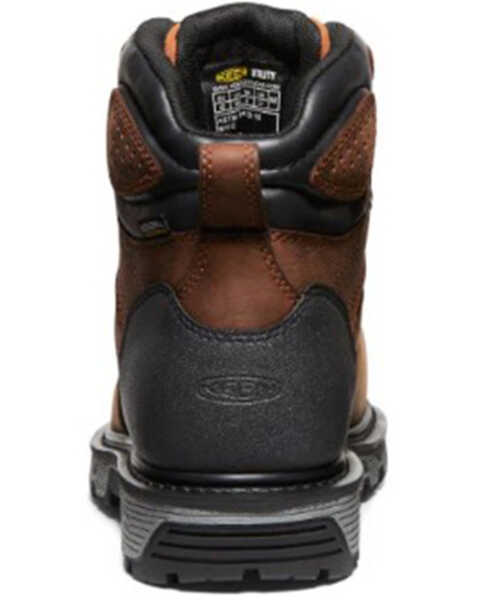 Image #3 - Keen Men's Camden 6" Lace-Up Work Boots - Carbon Toe, Brown, hi-res