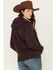 Image #4 - Ariat Women's R.E.A.L Sherpa-Lined Full Zip Hoodie , Maroon, hi-res