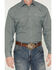 Image #3 - Stetson Men's Geo Print Long Sleeve Snap Western Shirt, Green, hi-res