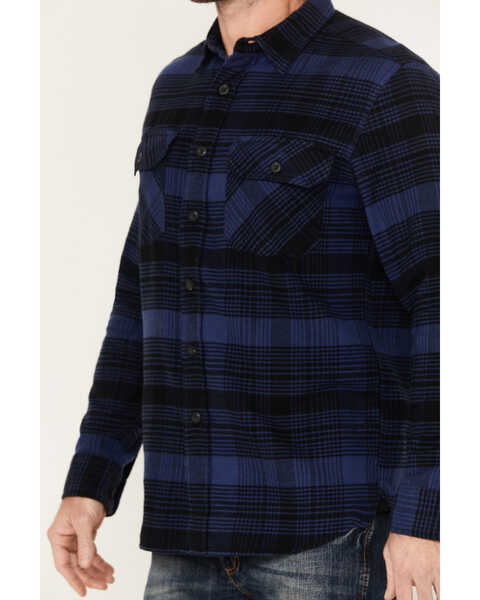 Image #3 - Pendleton Men's Burnside Plaid Print Long Sleeve Button-Down Flannel Shirt, Black, hi-res