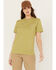 Image #1 - Carhartt Women's Loose Fit Heavyweight Short Sleeve Pocket T-Shirt, Olive, hi-res