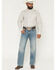 Image #1 - RANK 45&reg; Men's Striker Light Wash Relaxed Bootcut Stretch Denim Jeans, Light Wash, hi-res