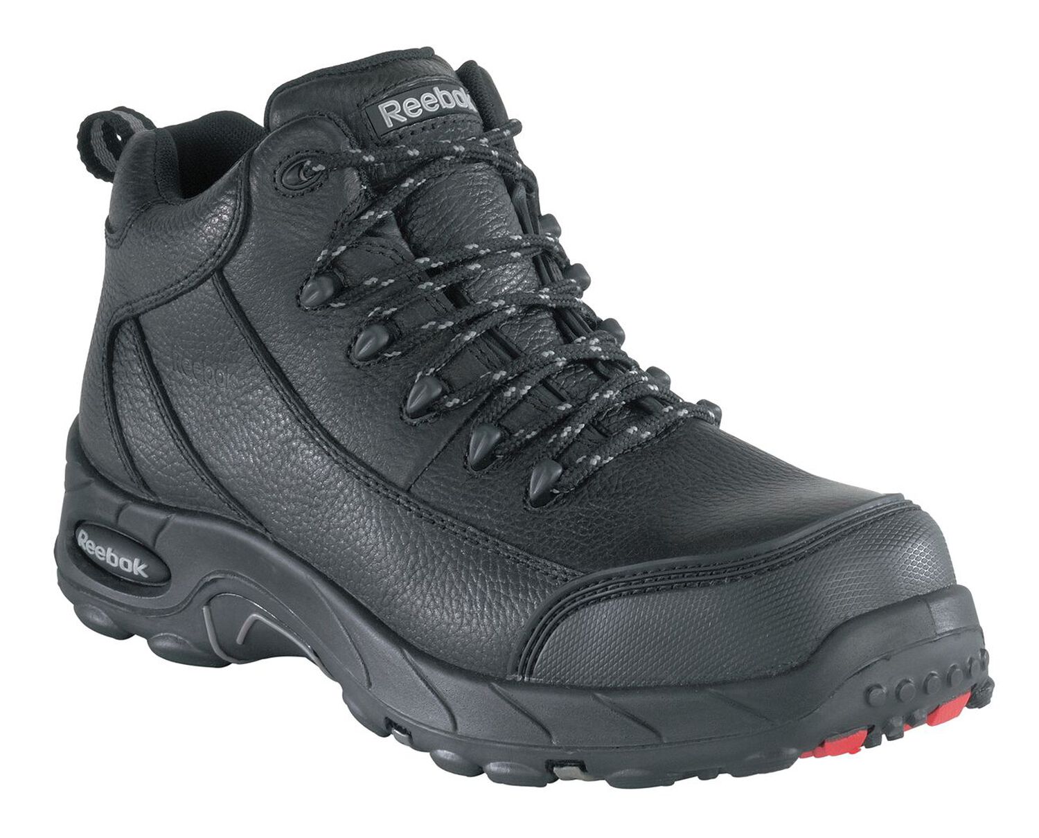 Image #1 - Reebok Women's Tiahawk Waterproof Sport Hiking Boots - Composite Toe, Black, hi-res