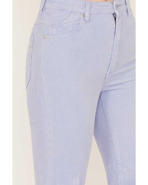 Image #2 - Rolla's Women's East Coast Corduroy Stretch Flare Jeans , Light Purple, hi-res
