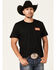Image #2 - NRA Men's NRA Nation Patriotic T-Shirt, Black, hi-res