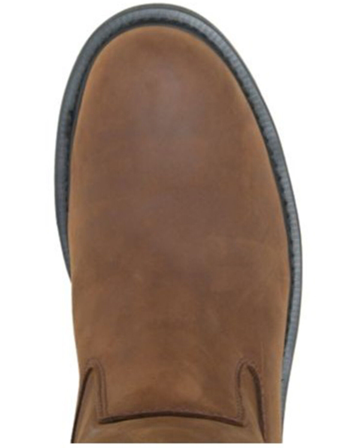Image #5 - Wolverine Men's Nubuck Wellington Pull On Work Boots - Soft Toe, Brown, hi-res