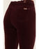 Image #4 - 7 For All Mankind Women's High Rise Velvet Lisha Bootcut Jeans, Burgundy, hi-res
