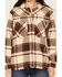 Image #3 - Cleo + Wolf Women's Dante Plaid Print Flannel Shirt, Oatmeal, hi-res