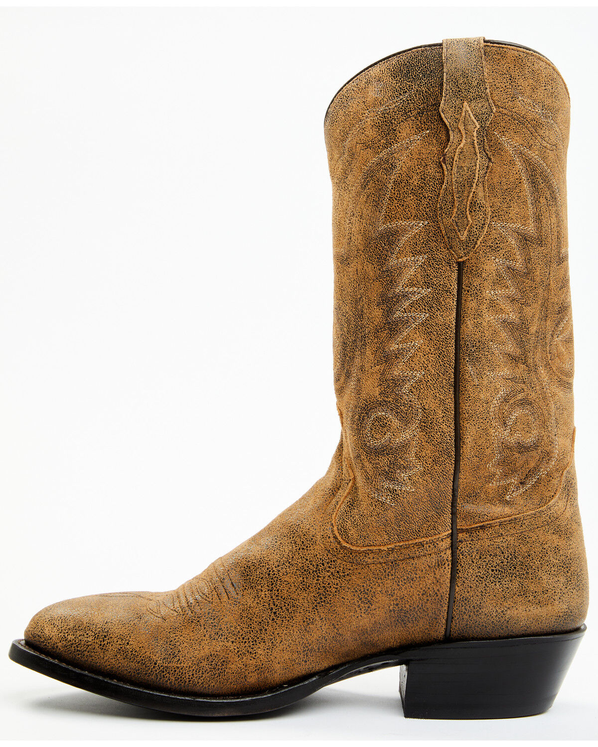 Image #3 - Tony Lama Men's Outpost Desert Goat Leather Western Boots - Round Toe, Tan, hi-res