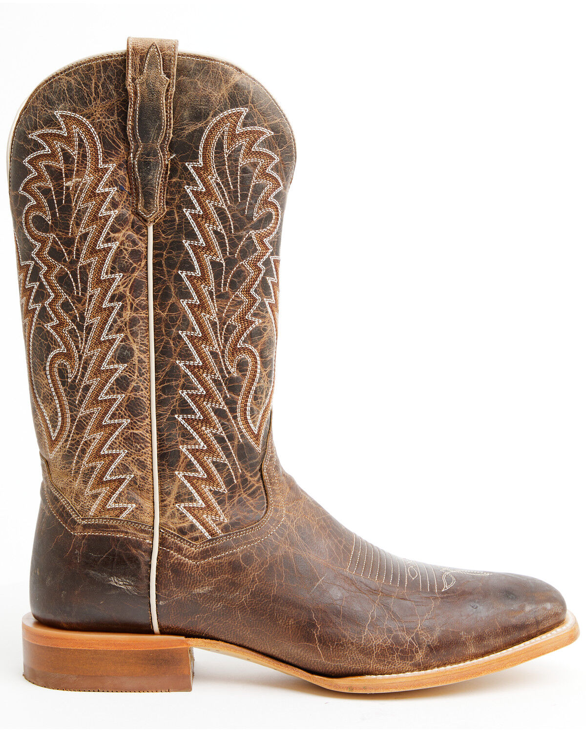Image #2 - Dan Post Men's Jerry Western Boots - Square Toe, Tan, hi-res