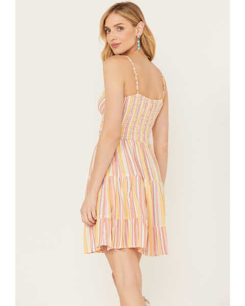 Image #4 - Angie Women's Sleeveless Striped Mini Dress, Multi, hi-res