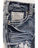 Image #2 - Cowgirl Tuff Girls Double Lucky Mid Rise Bootcut Stretch Denim Jeans, Blue, hi-res