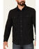 Pendleton Men's Dark Charcoal Burnside Long Sleeve Button-Down Western Flannel Shirt , Charcoal, hi-res