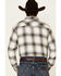 Image #4 - Ariat Men's Hickory Retro Large Plaid Thermal Long Sleeve Button Down Western Shirt, Tan, hi-res