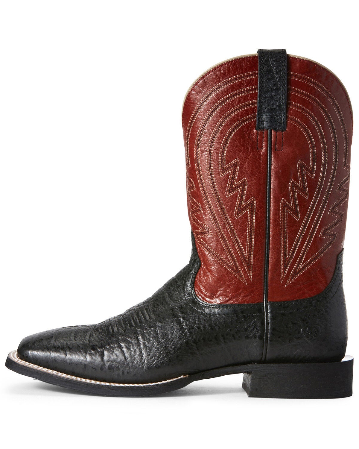 red ariat cowboy boots