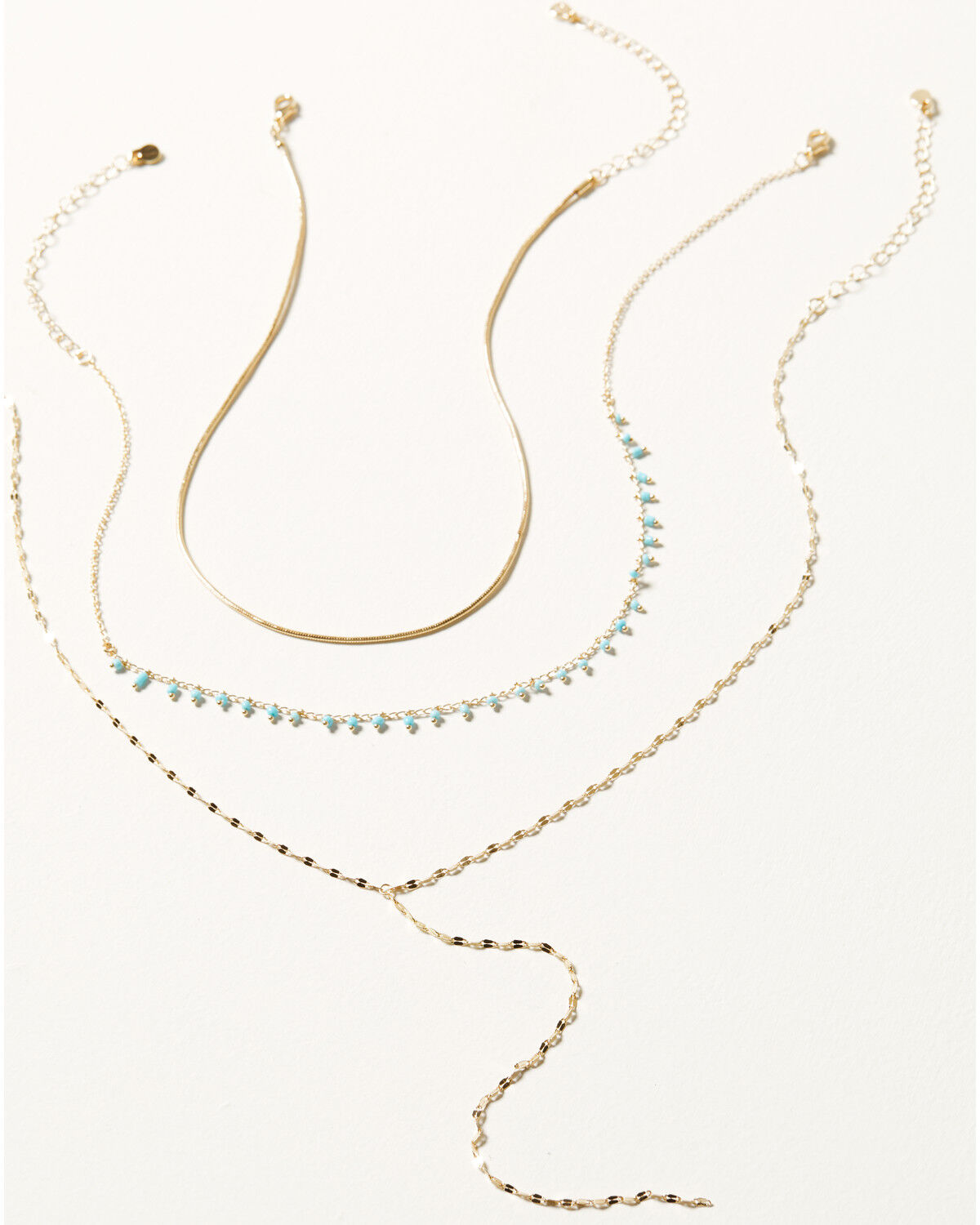 Image #1 - Shyanne Women's Necklace Set - 3 Piece, Gold, hi-res