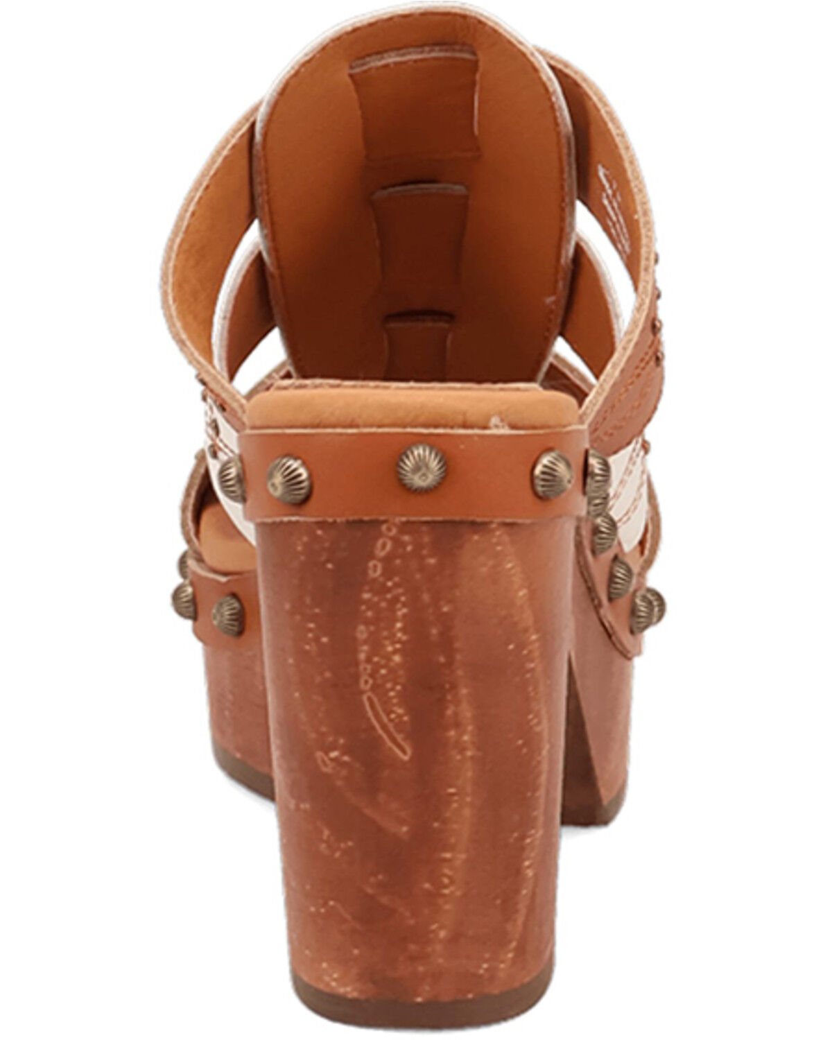 Image #5 - Dingo Women's Chateau Wooden Sandals, Brown, hi-res