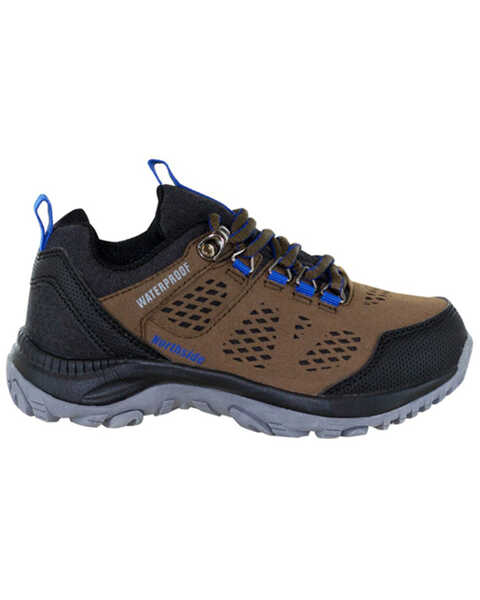 Image #2 - Northside Kid's Benton Mid Waterproof Lace-Up Hiking Boot - Round Toe, Blue, hi-res