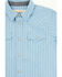 Image #2 - Cody James Toddler Boys' Cowboy Way Striped Print Short Sleeve Snap Western Shirt, Light Blue, hi-res