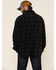 Outback Trading Co. Men's Charcoal Big Plaid Long Sleeve Western Flannel Shirt , Charcoal, hi-res