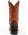 Cody James Men's Sienna Genuine Ostrich Exotic Western Boots - Broad Square Toe , Brown, hi-res