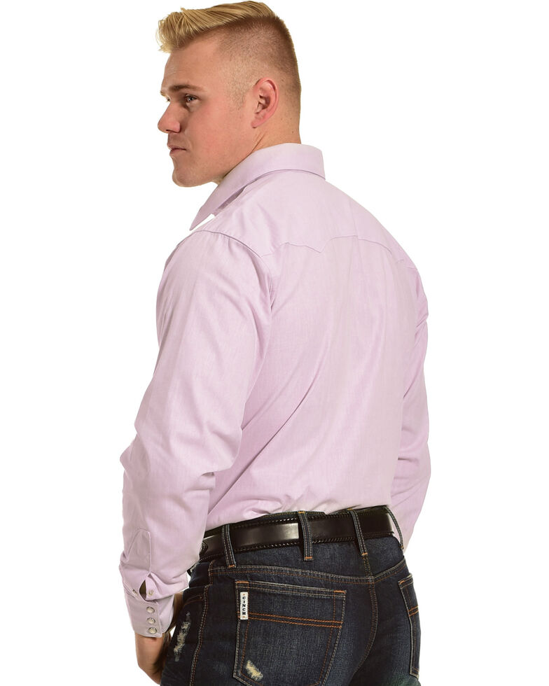 Schaefer Outfitter Men's Purple Vintage Chisholm Chambray Shirt, Light Purple, hi-res