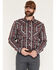 Image #1 - Cody James Men's FR McGregor Plaid Print Long Sleeve Snap Work Shirt, Red, hi-res
