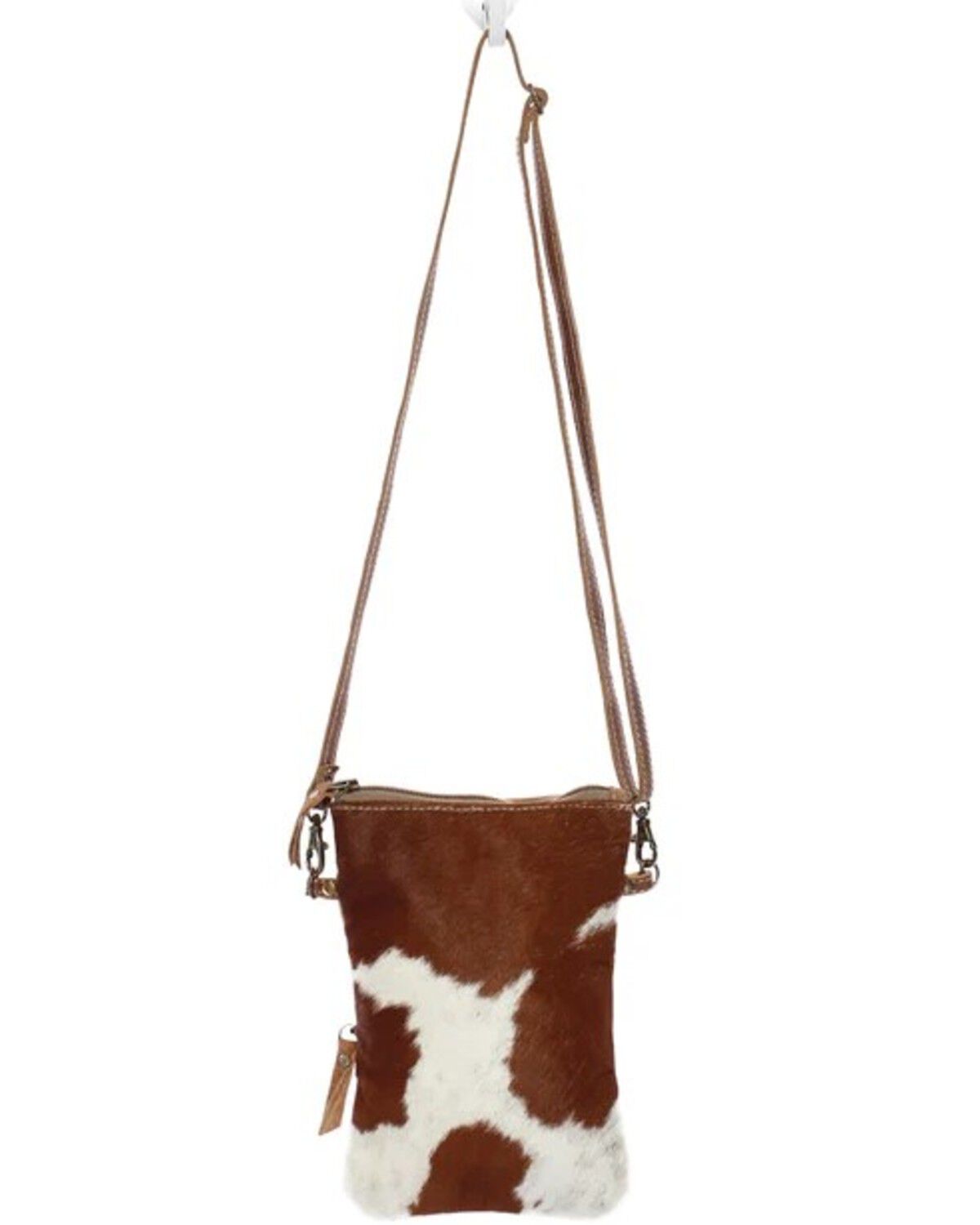 Image #4 - Myra Bag Women's Cowhide Crossbody Bag, Brown, hi-res