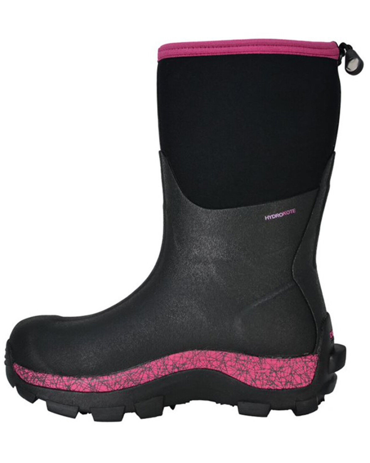 Image #3 - Dryshod Women's Pink Mid Arctic Storm Work Boots, Black, hi-res