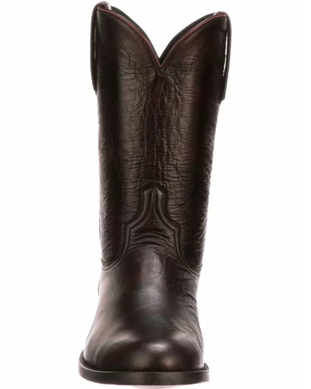 Image #5 - Lucchese Men's Majestic Roper Western Boots - Round Toe, Black Cherry, hi-res