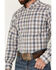 Image #3 - Ariat Men's Pro Series Dash Plaid Print Long Sleeve Button-Down Western Shirt - Tall , Navy, hi-res