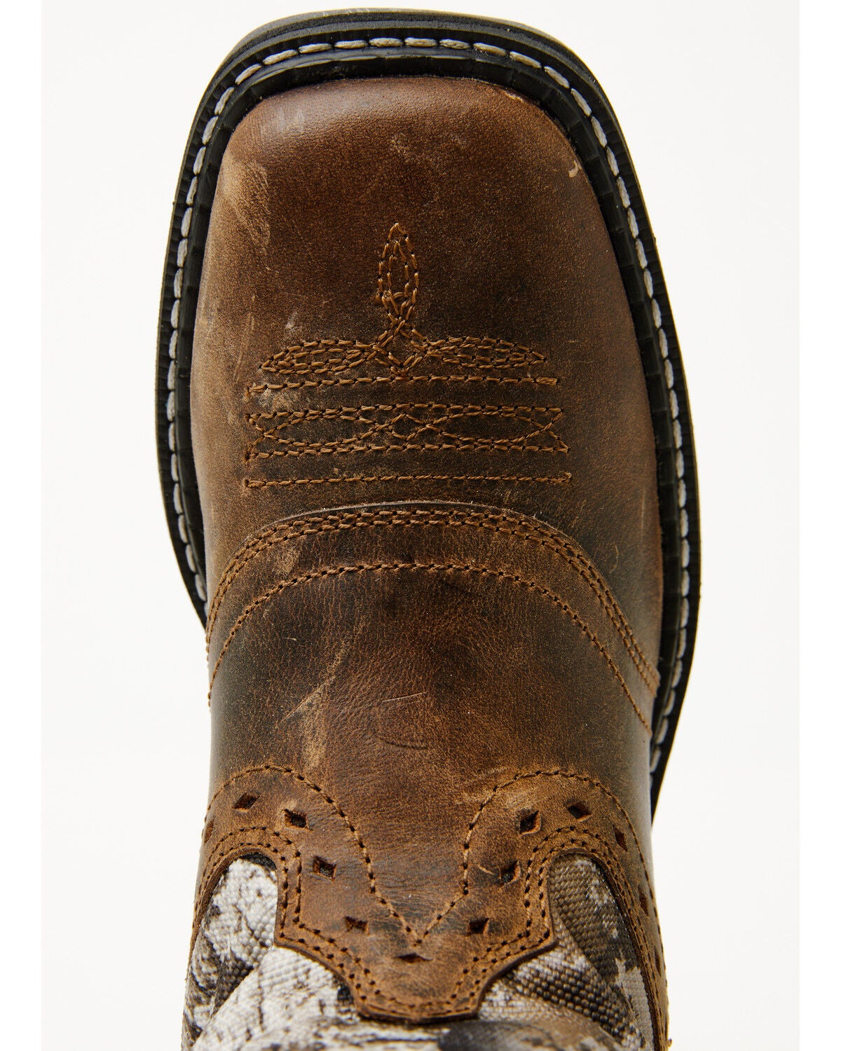 Image #6 - Cody James Boys' Tucker Western Boots - Broad Square Toe, Brown, hi-res